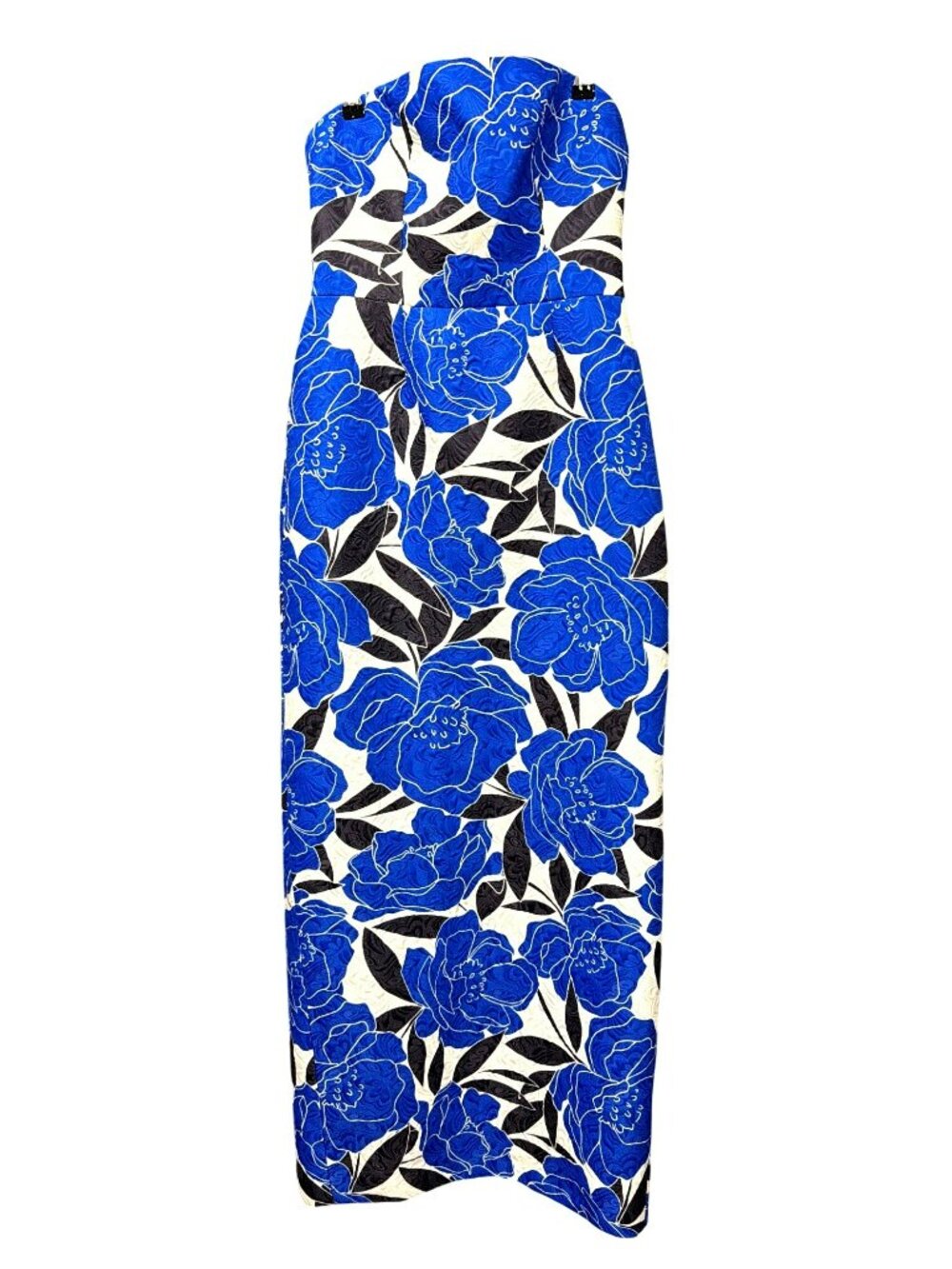 Milly Camellia Floral Red Carpet Worn Midi Sheath Dress